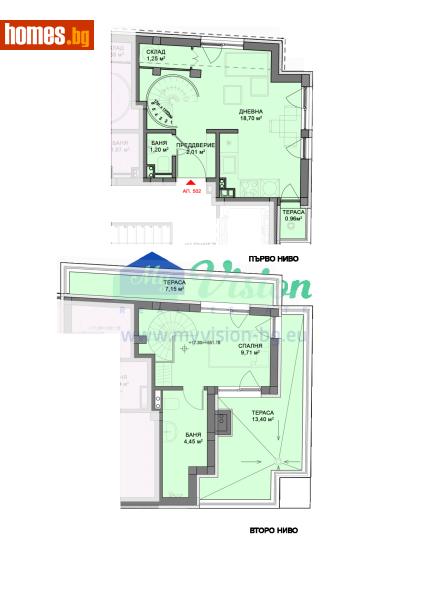 Мезонет, 95m² - Жк. Надежда 2, София - Апартамент за продажба - Myvision Real Estate - 118611767