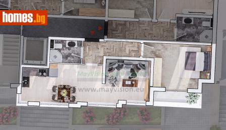 Тристаен, 84m² - Апартамент за продажба - 118611794