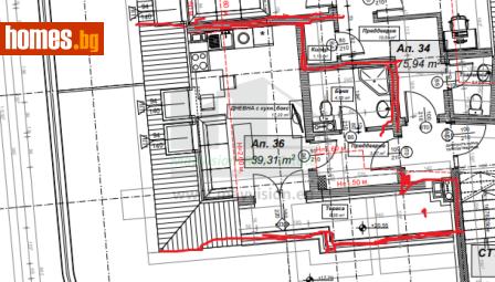 Едностаен, 32m² - Апартамент за продажба - 118611795