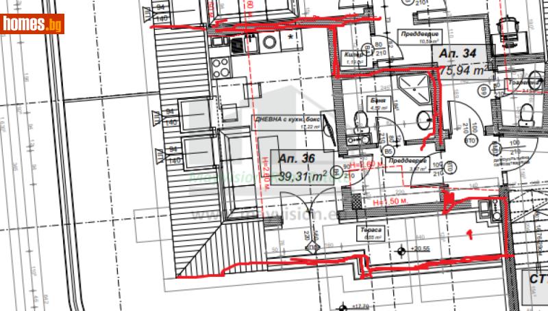 Едностаен, 32m² - Жк. Стрелбище, София - Апартамент за продажба - Myvision Real Estate - 118611795