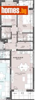 Тристаен, 124m² - Апартамент за продажба - 118612096