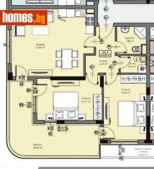Тристаен, 127m² - Апартамент за продажба - 118640582