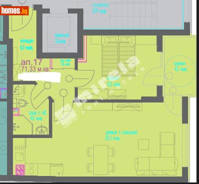Двустаен, 69m² -  Колхозен Пазар, Варна - Апартамент за продажба - МИРЕЛА - 118659293