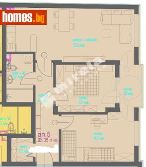 Тристаен, 94m² - Апартамент за продажба - 118659322
