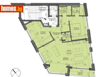 Тристаен, 153m² - Апартамент за продажба - 118668269