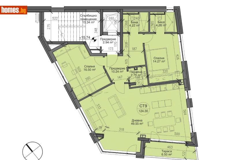 Тристаен, 153m² - Кв. Бриз, Варна - Апартамент за продажба - Недвижимост-Варна ООД - 118668269
