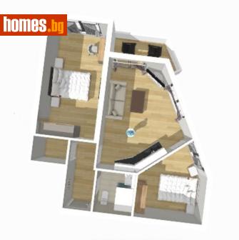 Тристаен, 79m² - Апартамент за продажба - 118687495