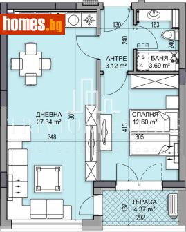 Двустаен, 71m² - Апартамент за продажба - 118688632