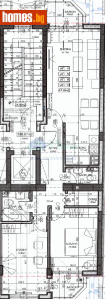 Тристаен, 121m² - Жк. Сердика, София - Апартамент за продажба - Myvision Real Estate - 118705339