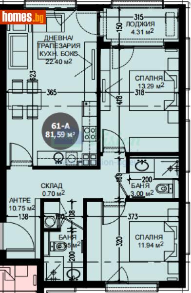 Тристаен, 95m² - Жк. Дружба 2, София - Апартамент за продажба - Myvision Real Estate - 118705358