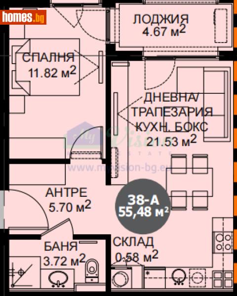 Двустаен, 65m² - Жк. Дружба 2, София - Апартамент за продажба - Myvision Real Estate - 118705398