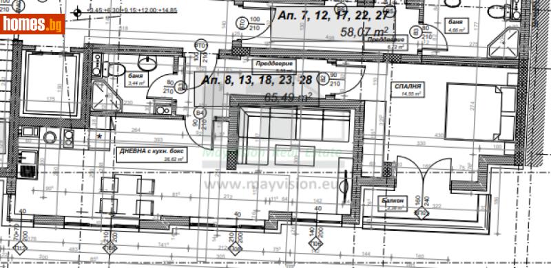 Двустаен, 65m² - Жк. Стрелбище, София - Апартамент за продажба - Myvision Real Estate - 118705470