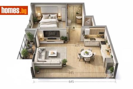 Двустаен, 82m² - Апартамент за продажба - 118718615