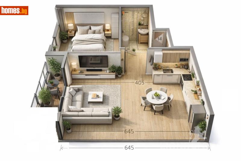 Двустаен, 82m² - Жк. Изгрев, Варна - Апартамент за продажба - LIONS GROUP - 118718615