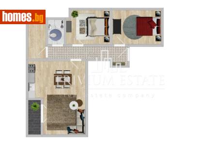 Тристаен, 99m² - Апартамент за продажба - 118719104