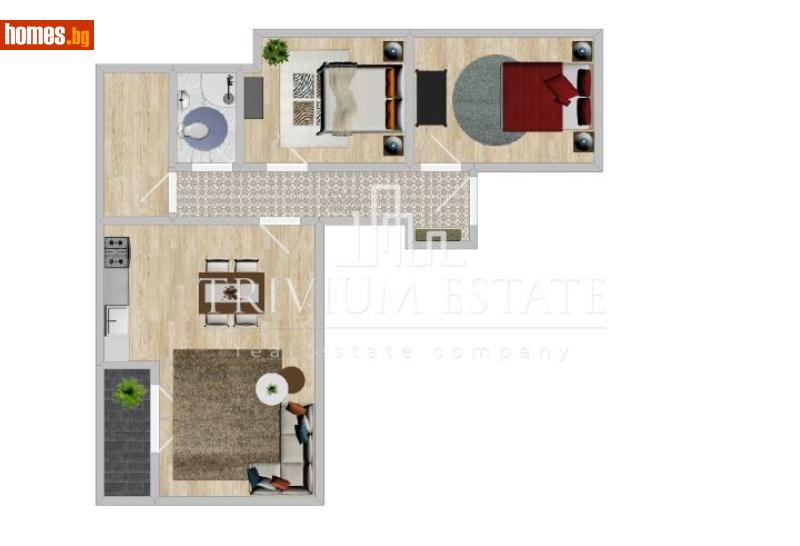 Тристаен, 99m² - Кв. Прослав, Пловдив - Апартамент за продажба - Тrivium Estate - 118719104
