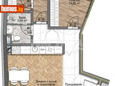 Тристаен, 98m² - Апартамент за продажба - 118719397