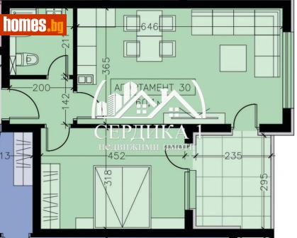 Двустаен, 71m² - Апартамент за продажба - 118732372