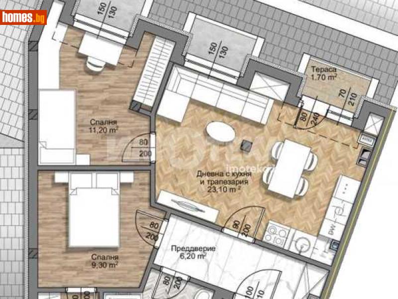 Тристаен, 79m² - Жк. Овча Купел, София - Апартамент за продажба - ИМОТЕКА АД - 118737574