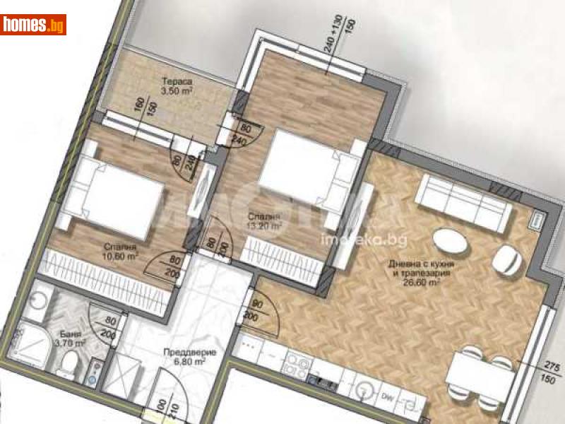 Тристаен, 93m² - Жк. Овча Купел, София - Апартамент за продажба - ИМОТЕКА АД - 118737586