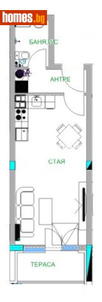 Едностаен, 49m² - Жк. Младежки хълм, Пловдив - Апартамент за продажба - КОНДОР НЕДВИЖИМИ ИМОТИ - 118763585