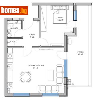 Двустаен, 97m² - Апартамент за продажба - 118763598