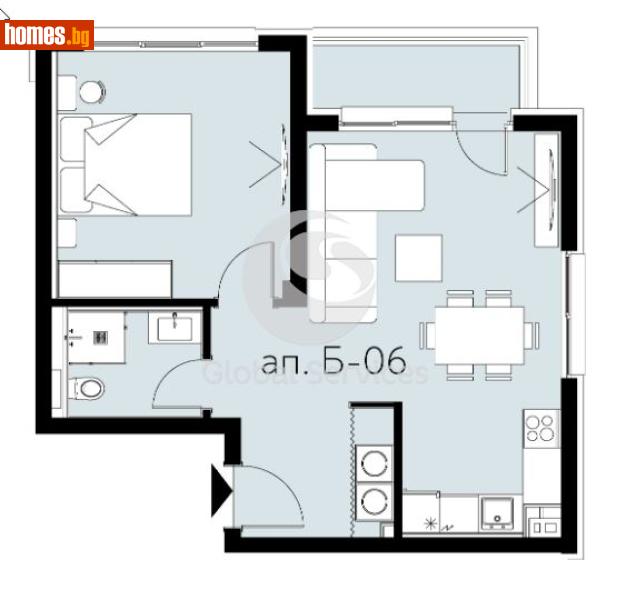 Двустаен, 70m² - Жк. Дружба 2, София - Апартамент за продажба - Глобъл Сървисиз ООД - 118776363