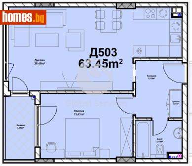 Двустаен, 75m² - Апартамент за продажба - 118776394