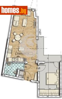 Двустаен, 82m² - Апартамент за продажба - 118776653