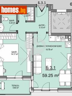 Двустаен, 68m² - Апартамент за продажба - 118776844