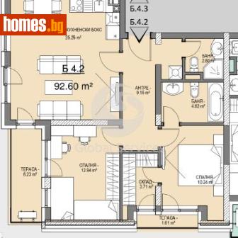 Тристаен, 107m² - Апартамент за продажба - 118776845