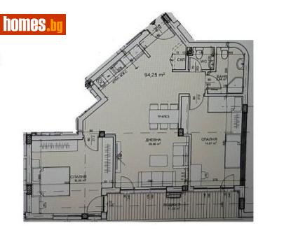 Тристаен, 109m² - Апартамент за продажба - 118776942