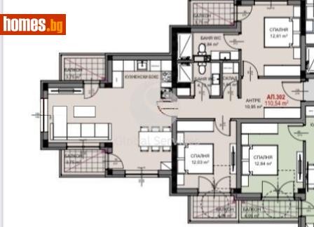 Тристаен, 127m² - Апартамент за продажба - 118776985