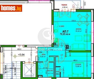 Двустаен, 77m² - Апартамент за продажба - 118777133