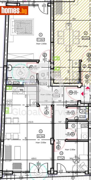 Тристаен, 148m² - Жк. Зона Б5, София - Апартамент за продажба - Глобъл Сървисиз ООД - 118777267