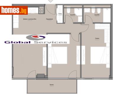 Тристаен, 118m² - Апартамент за продажба - 118777752