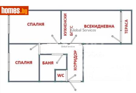 Тристаен, 75m² - Апартамент за продажба - 118778079