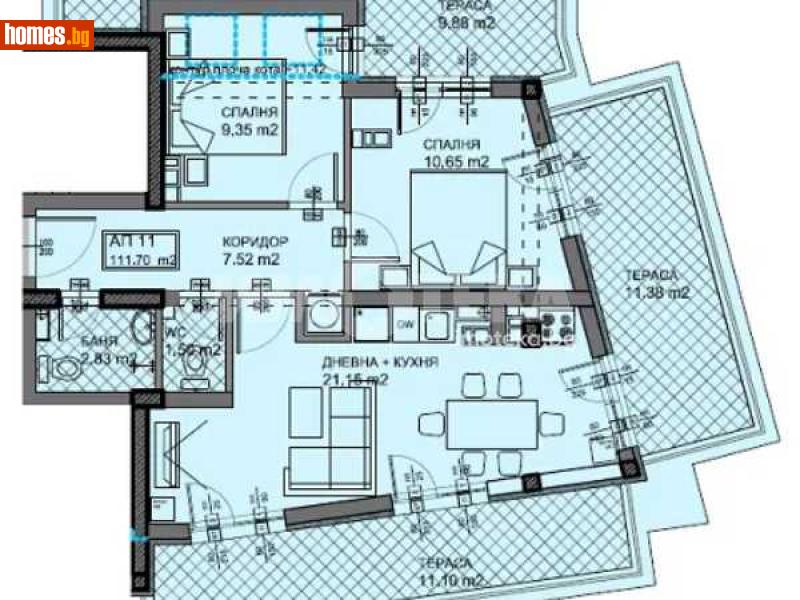 Тристаен, 133m² - Жк. Овча Купел 1, София - Апартамент за продажба - ИМОТЕКА АД - 118781317