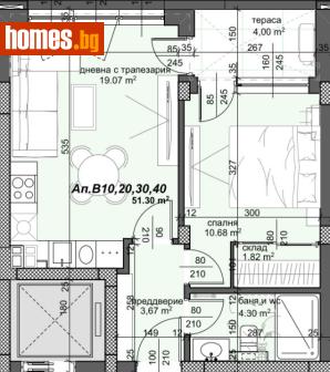 Двустаен, 64m² - Апартамент за продажба - 118839218