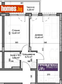 Двустаен, 73m² - Апартамент за продажба - 118864048