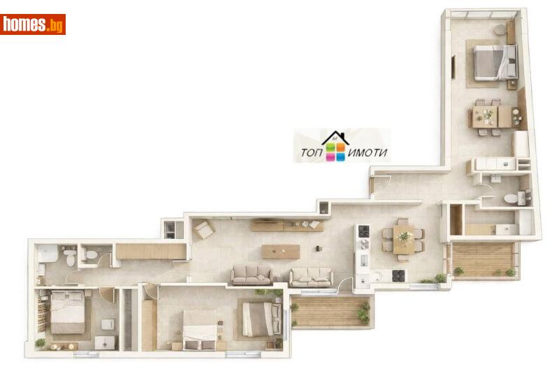 Многостаен, 188m² -  Център, Пловдив - Апартамент за продажба - ТОП ИМОТИ БГ - 118867637