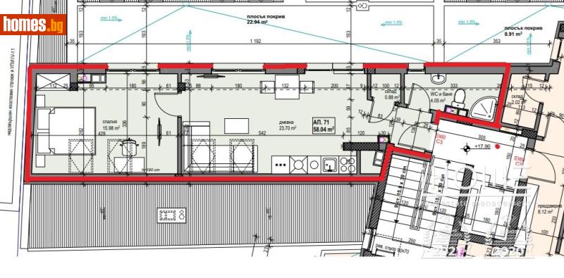 Двустаен, 66m² - Жк. Банишора, София - Апартамент за продажба - IHOME Real Estate - 118869464