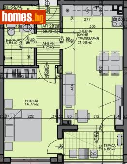 Двустаен, 71m² - Апартамент за продажба - 118869867