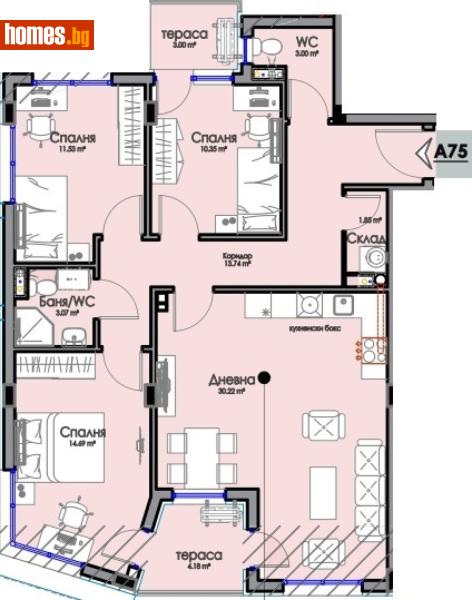 Четиристаен, 128m² - Бургас, Бургас - Апартамент за продажба - Имоти Бургас ЕООД - 118869995