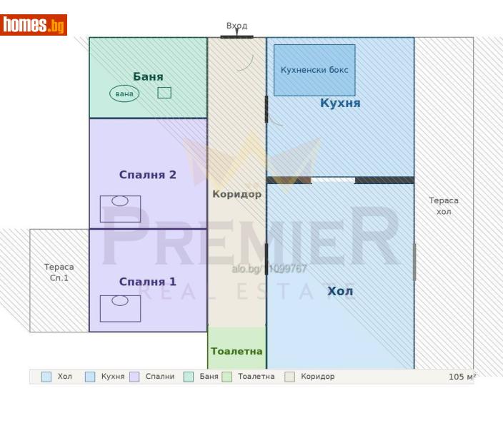 Тристаен, 105m² - Пловдив, Пловдив - Апартамент за продажба - ИМОТИ ПРЕМИЕР - 118954746