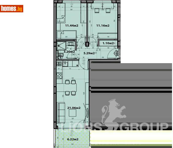 Тристаен, 80m² - Кв. Виница, Варна - Апартамент за продажба - LIONS GROUP - 118985998