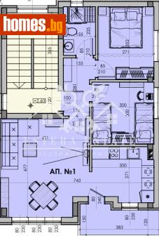 Тристаен, 97m² - Апартамент за продажба - 118986067