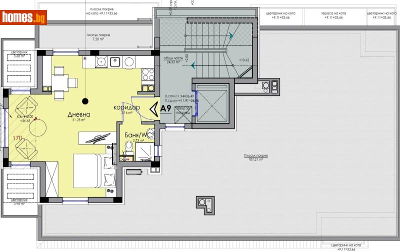 Едностаен, 186m² -  Сарафово, Бургас - Апартамент за продажба - Сарафово Недвижимост - 119001556