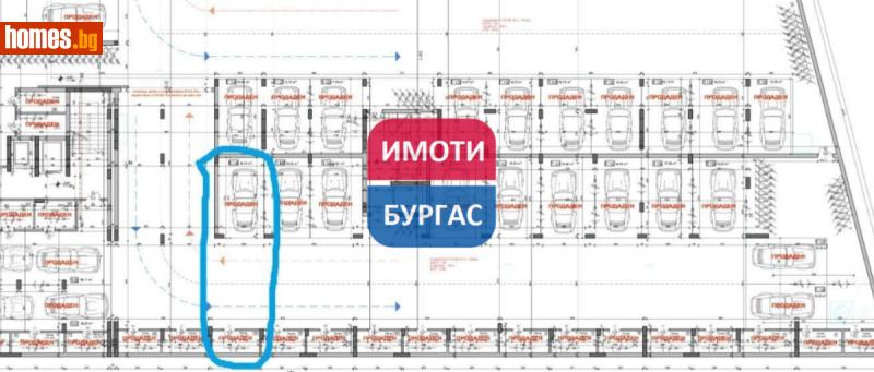Гараж, 23m² - Бургас, Бургас - Апартамент за продажба - Имоти Бургас ЕООД - 119022650