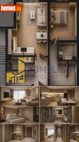Едностаен, 51m² - Жк. Дружба 2, София - Апартамент за продажба - ХОУМ ЛАЙТ  - 119037809